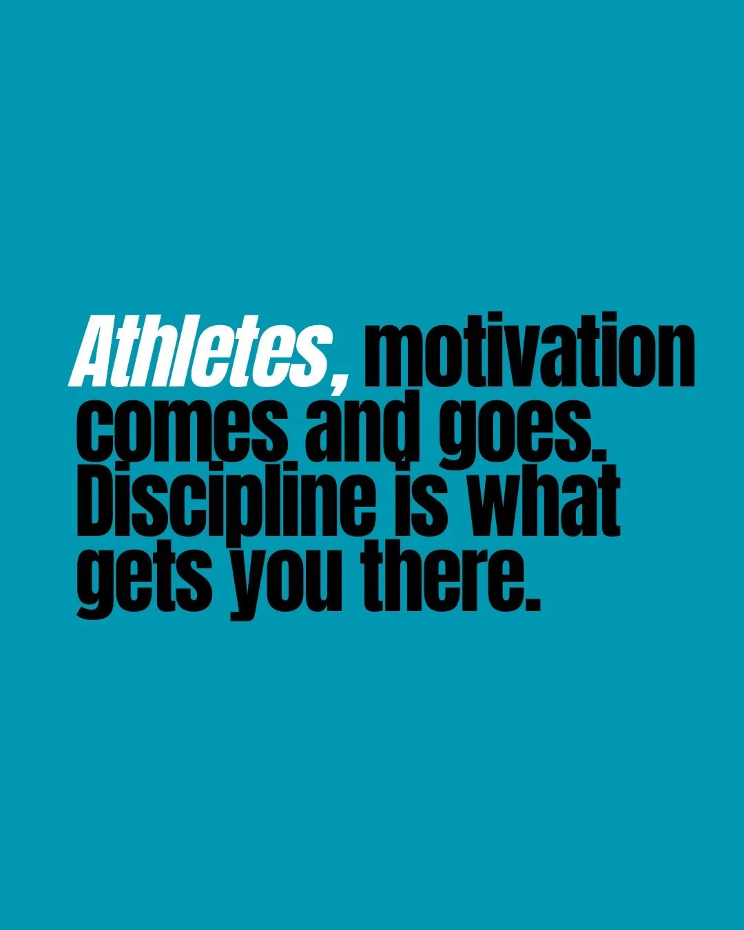 Every athlete has days where the motivation just isn&rsquo;t there. That&rsquo;s normal. Motivation is a feeling, and like every feeling, it comes and goes. The problem starts when your training depends on it, because you&rsquo;ve handed the decision