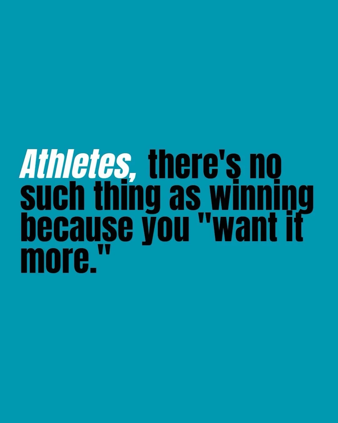 We hear it after almost every big result. One team wanted it more. One athlete was hungrier. It makes a good headline, but it&rsquo;s rarely what actually decided the outcome.

At a competitive level, everyone cares. Everyone has made sacrifices, and