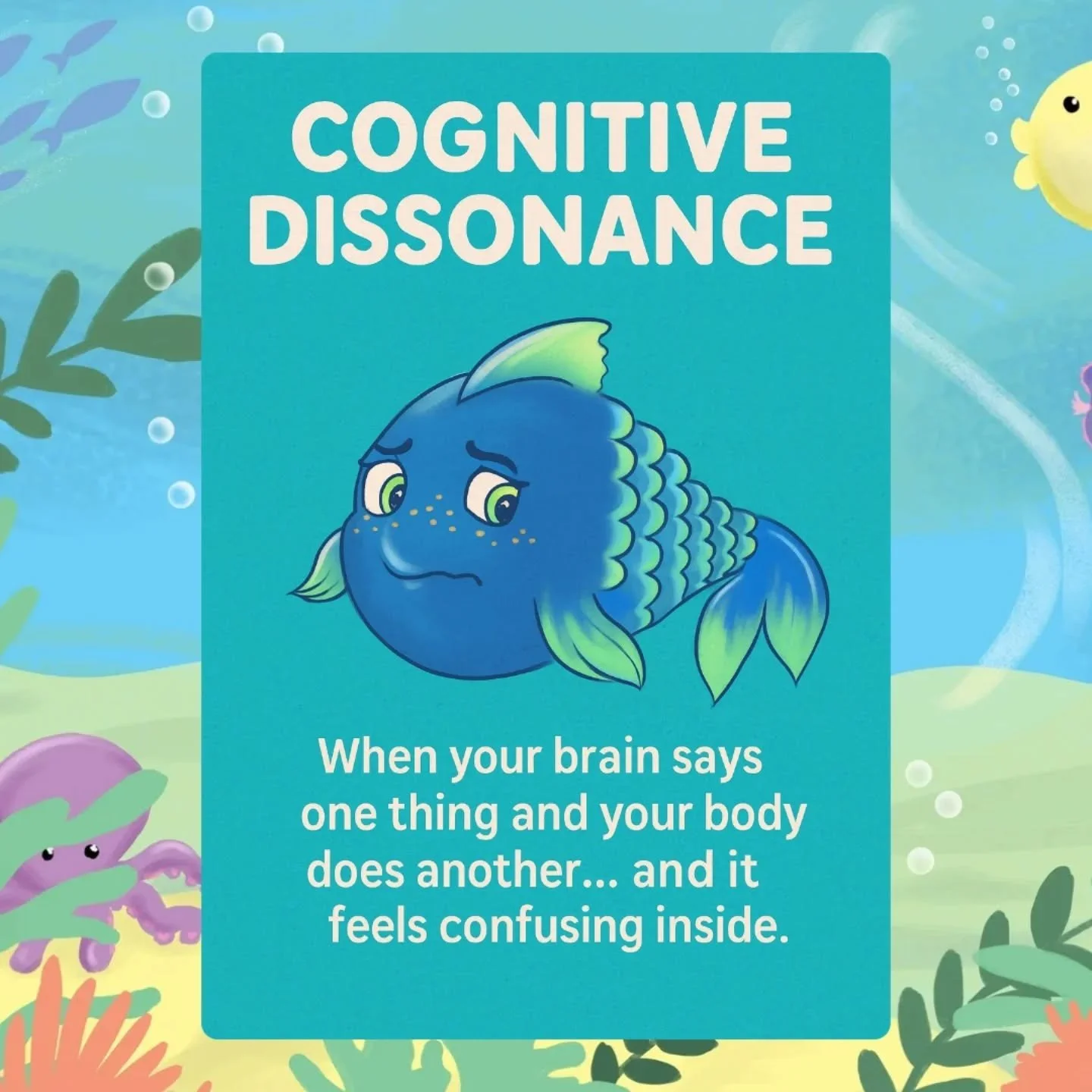Ever feel like your mind wants one thing, but your body does something completely different?

That&rsquo;s cognitive dissonance, which is  term for that confusing feeling. It&rsquo;s when our thoughts and actions don&rsquo;t align, leaving us feeling