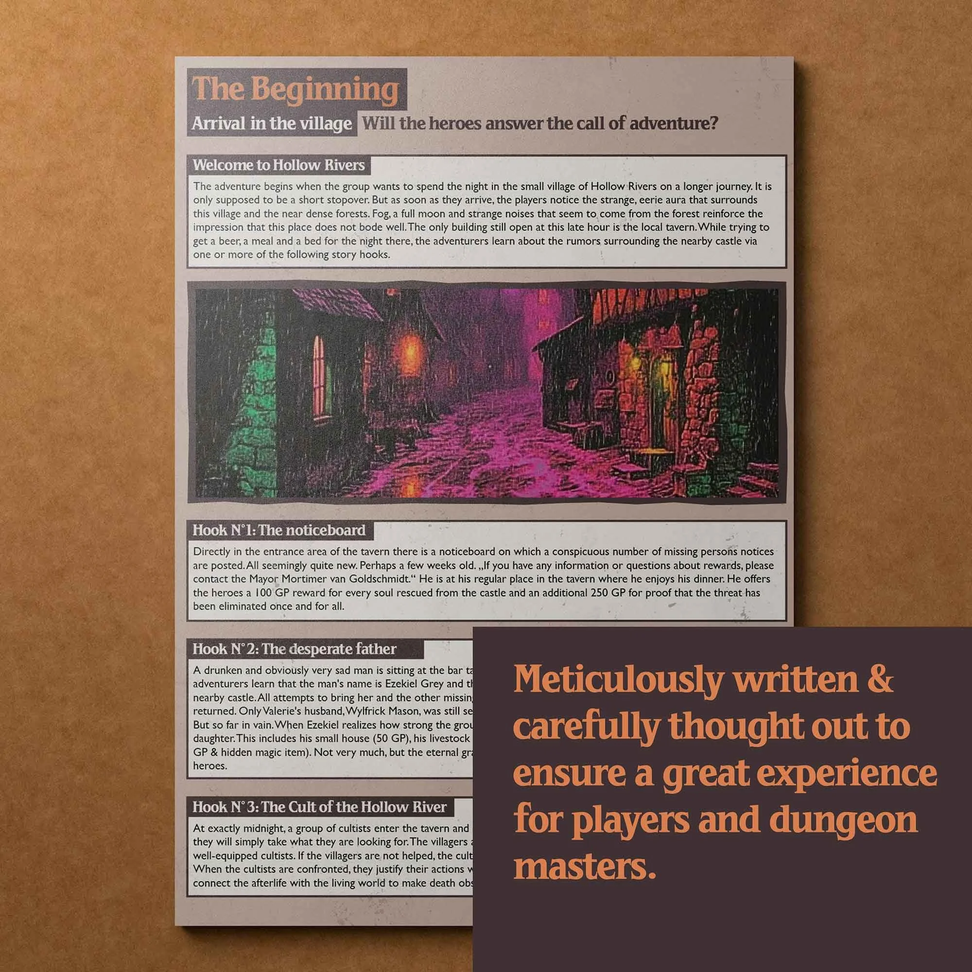 Dungeon Bros DnD 5e Adventure Afterlife awaits second page