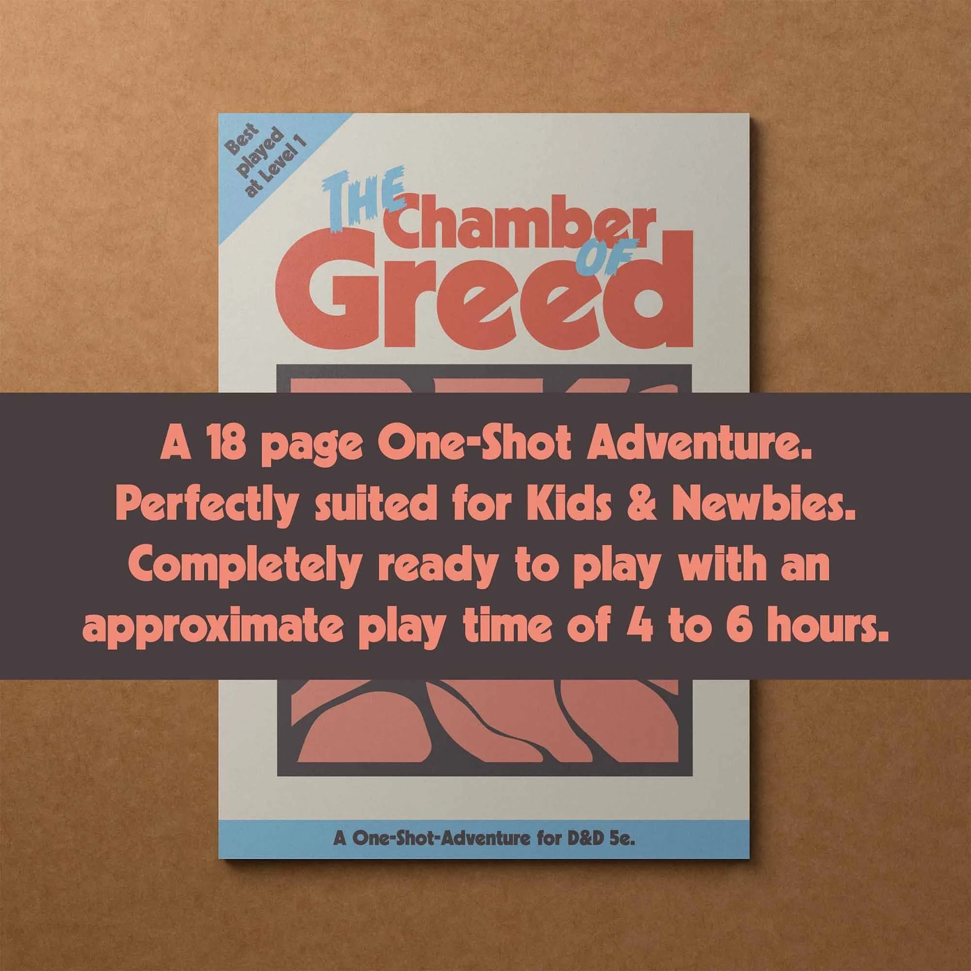 Dungeon Bros DnD 5e Adventure The Chamber of Greed overview