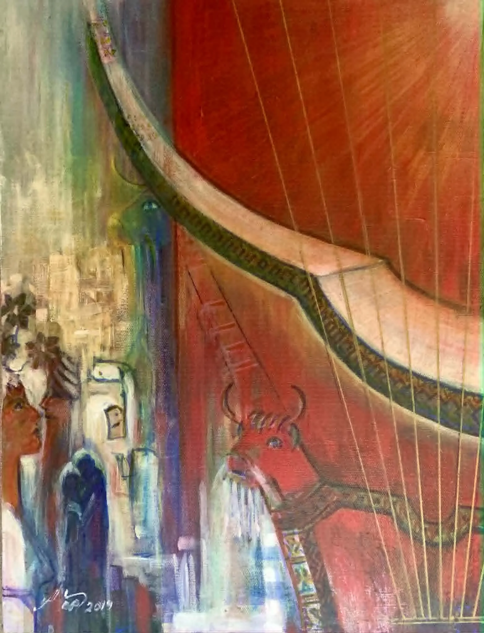 Sumerian Harp 2/2