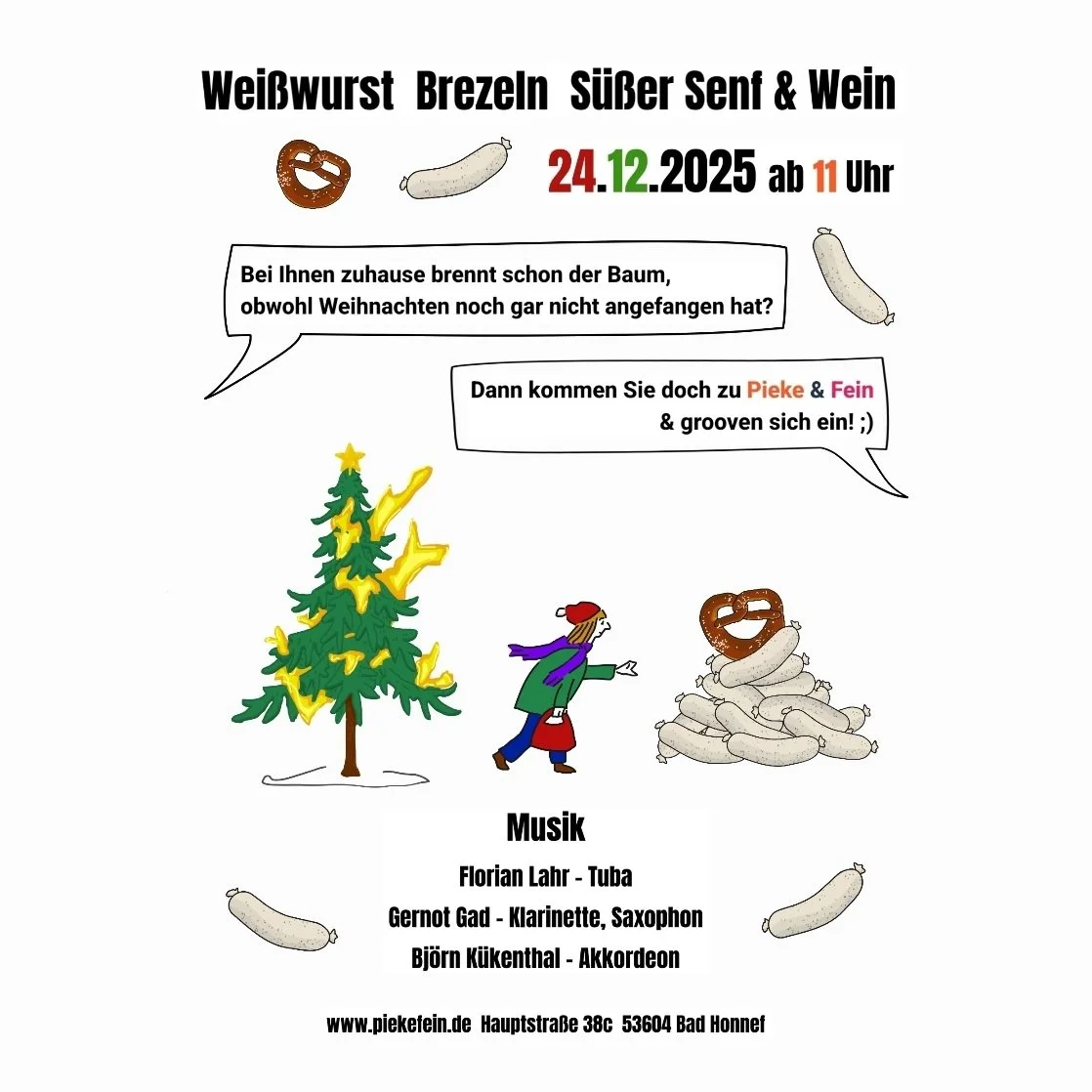 WIR LADEN HERZLICH EIN, ZU UNSEREM WEIHNACHTSEVENT