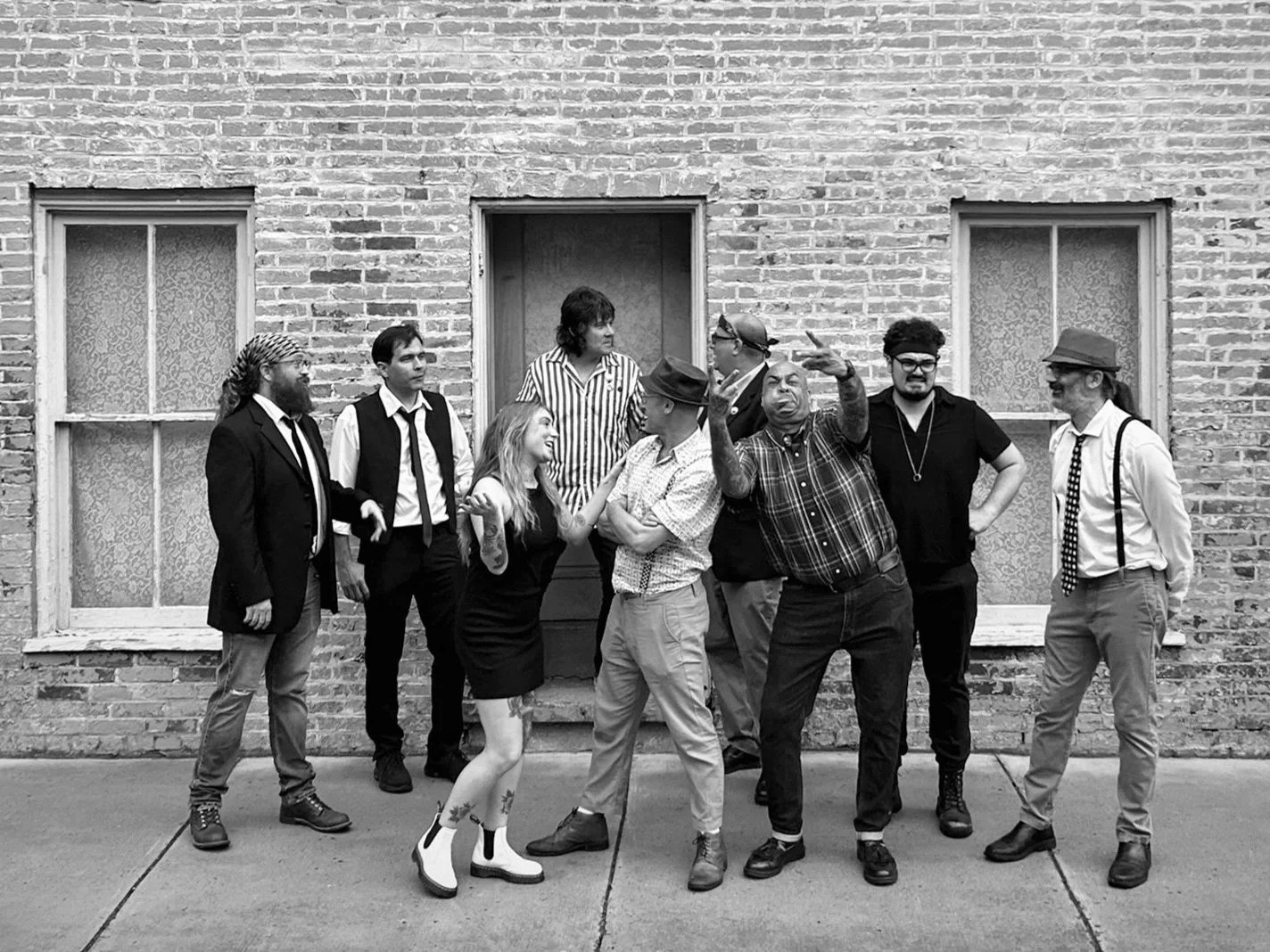 Skank is a ska, rocksteady, and bluebeat band from Staunton, Virginia. Photo by Geoff L Johnson