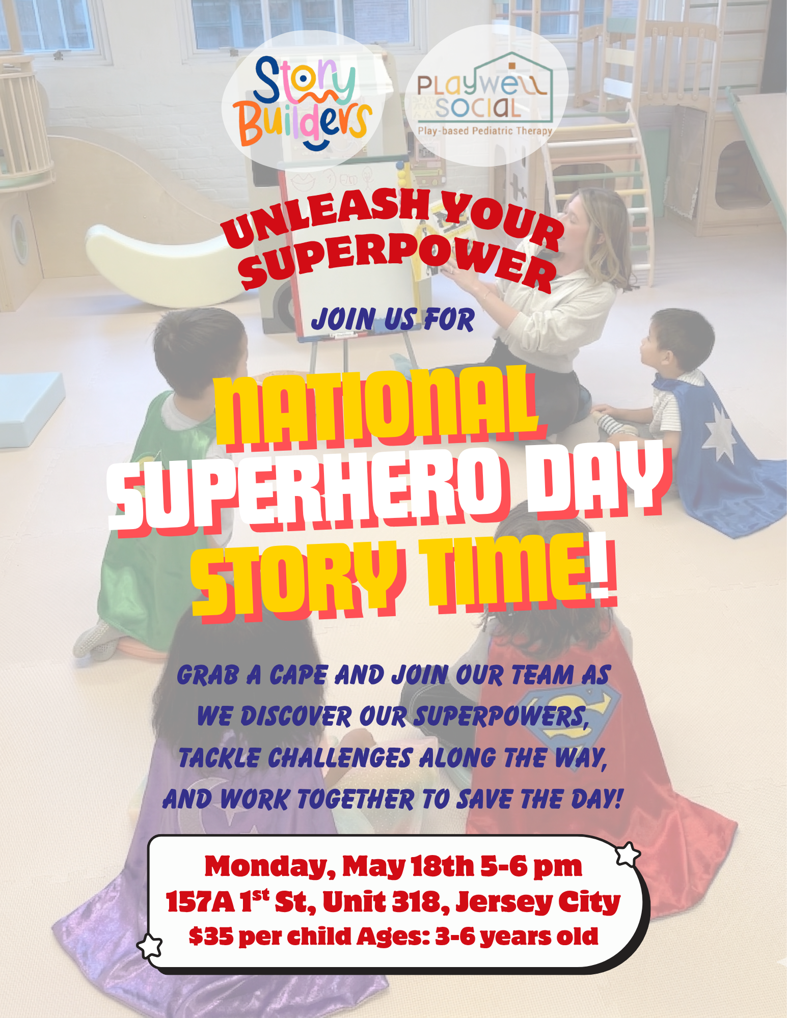 Superhero Day Story time