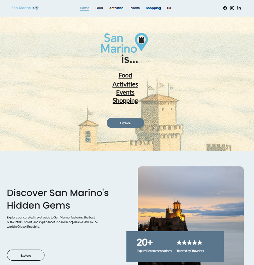 immagine del sito web sanmarino.is