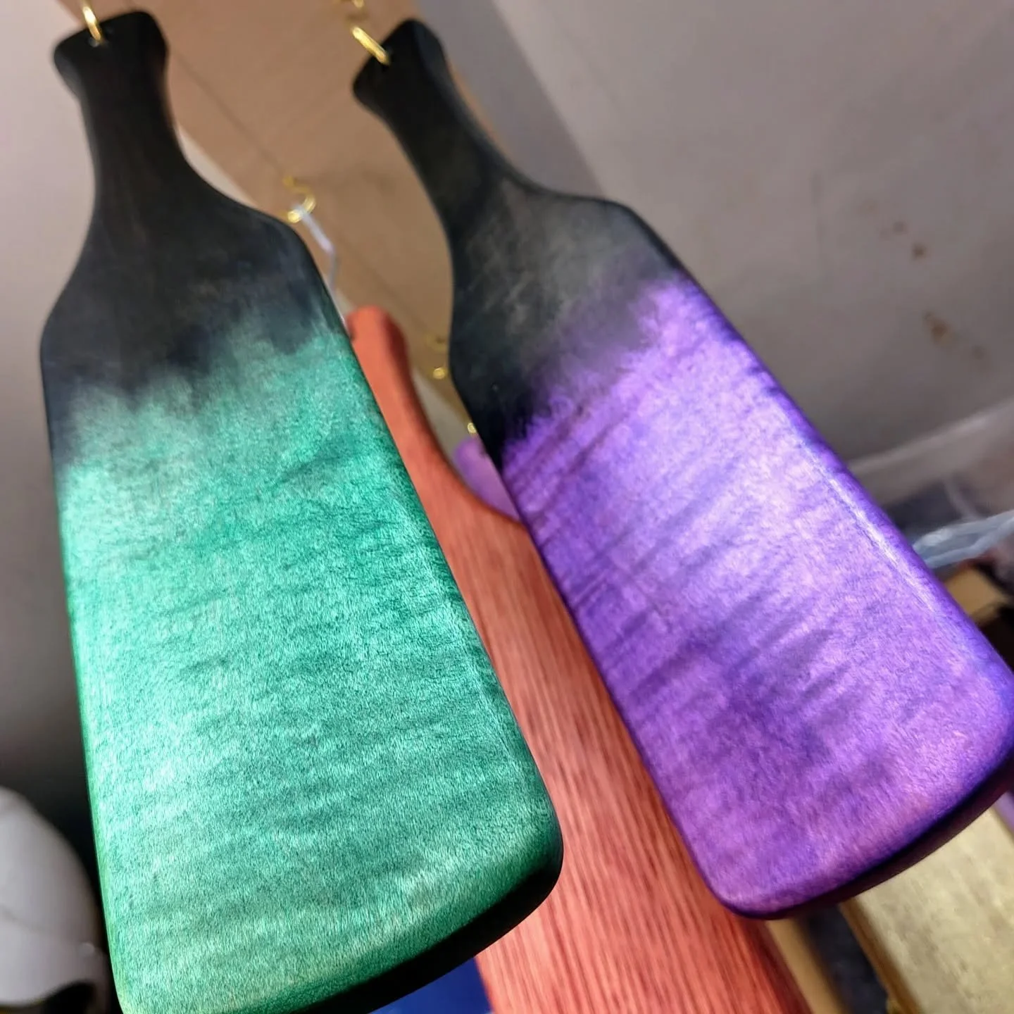 We are at @londonalternativemarket  O&amp;L this Sunday!

These beautiful figured maple paddles will be with us, as well as lots of other stock including a restock of duckys, Lego, and baby dragons- because you lot nearly sold us out last time?!?!

#