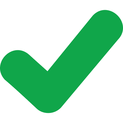 Marca de verificação verde