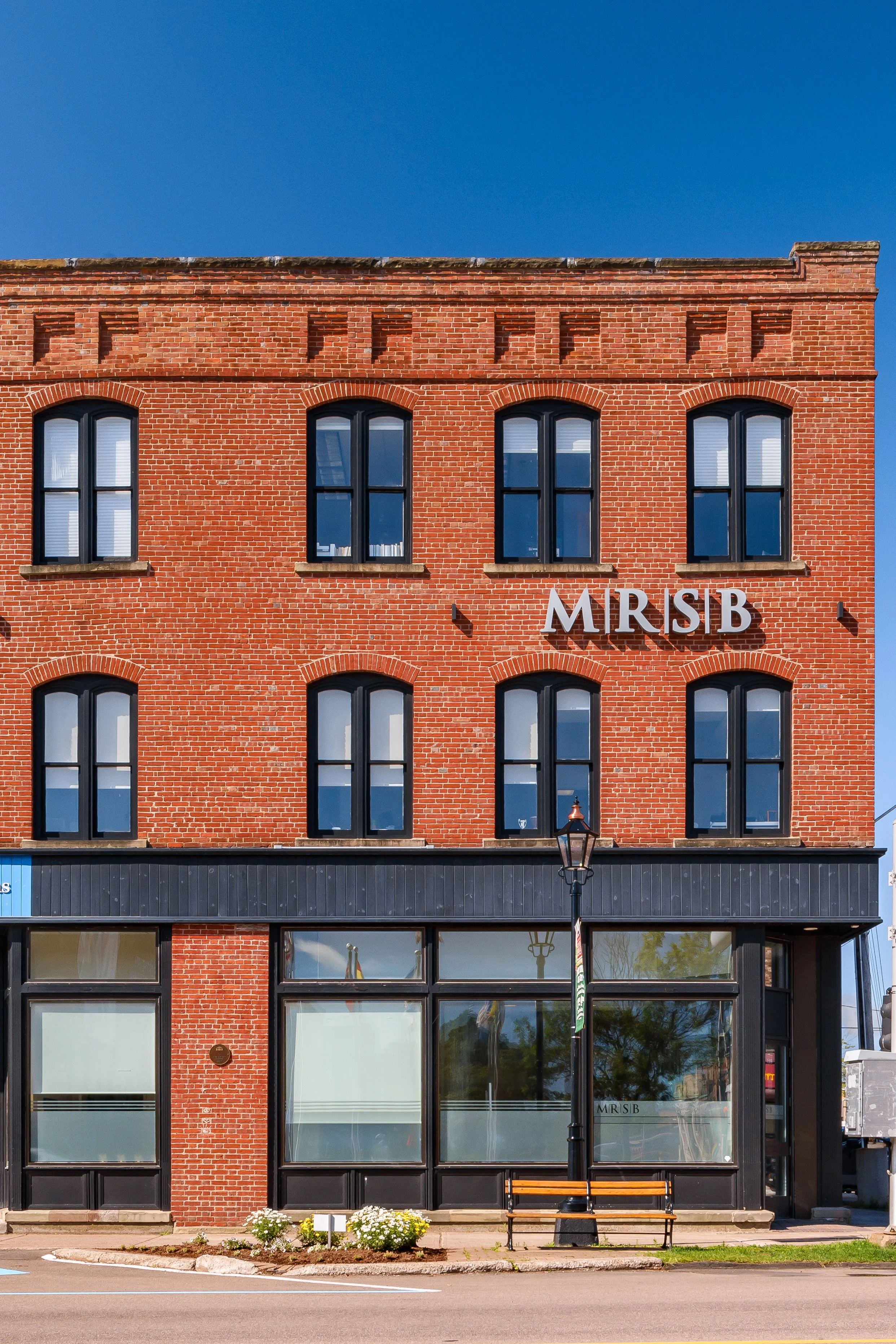 Outside the MRSB Charlottetown building on a beautiful sunny day