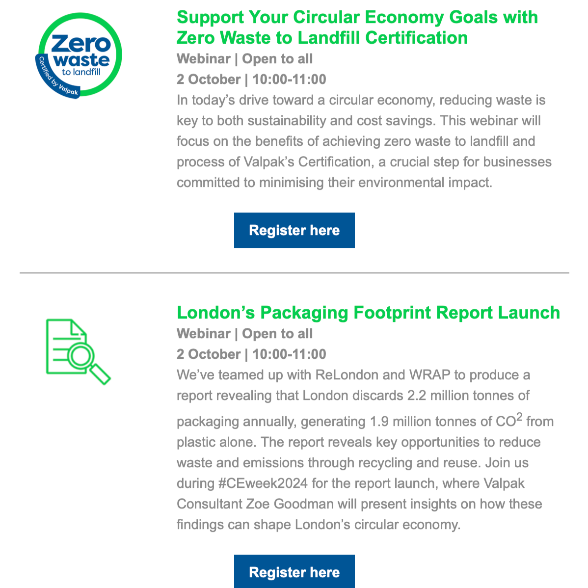 valpak email campaign