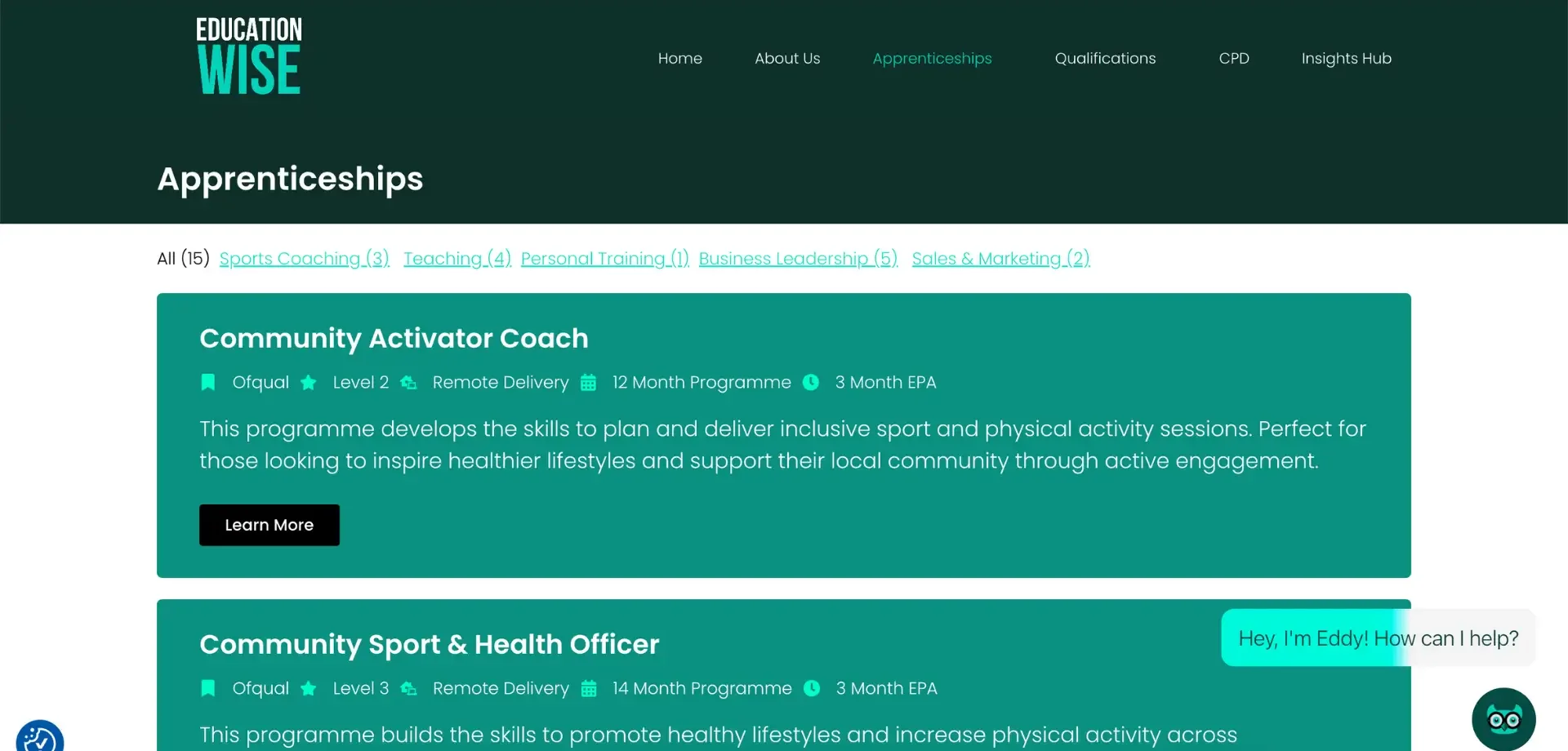 educationwise website 2