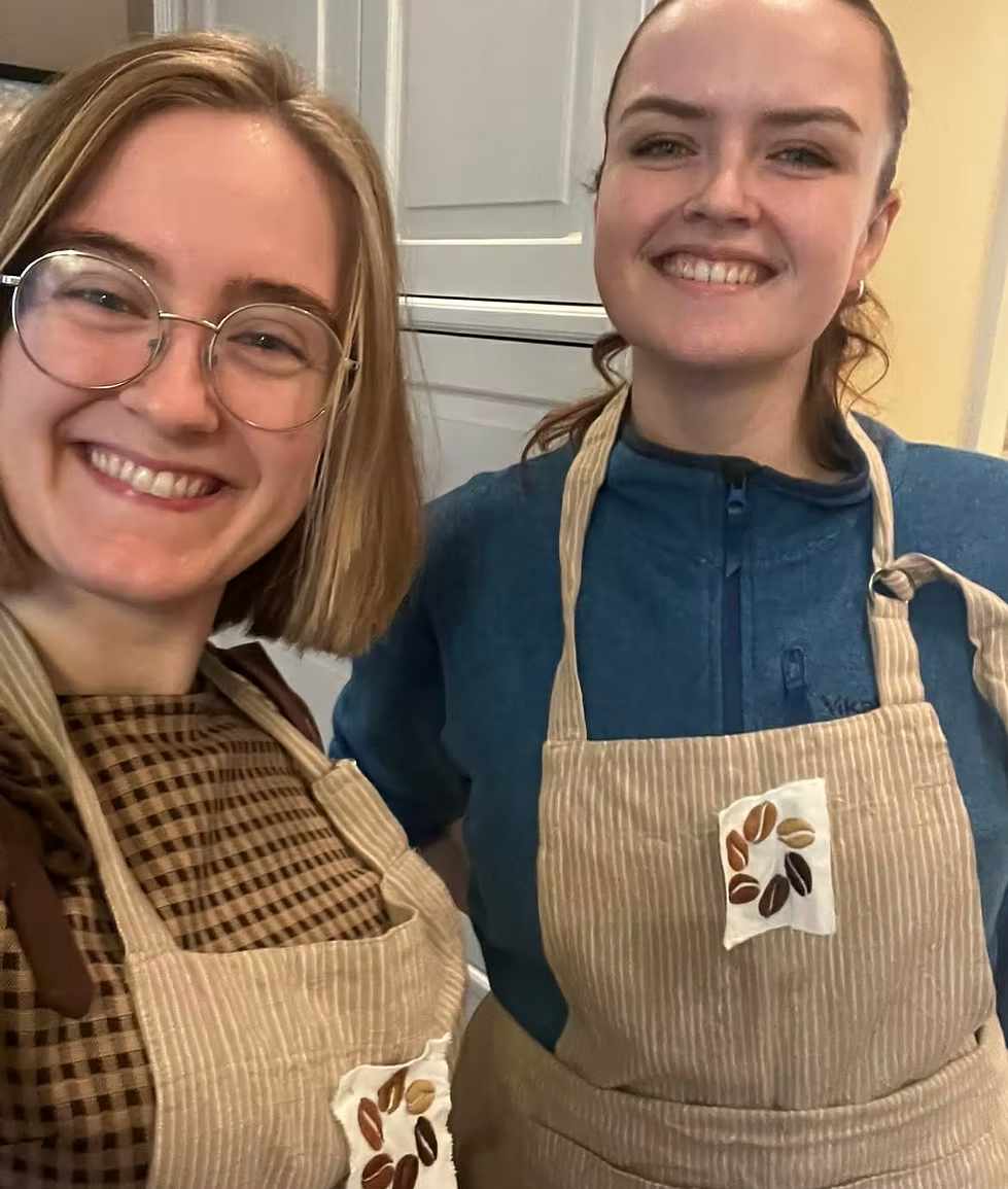 Fride Mooij Sveindal, sammen med medgründer Sabine Heiberg