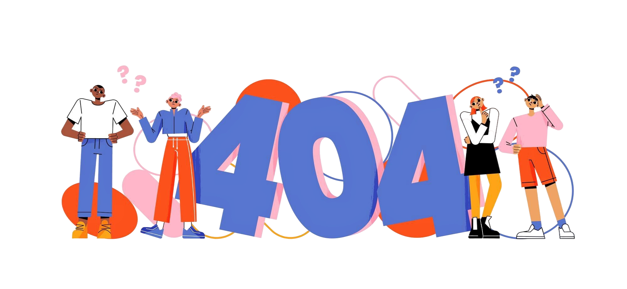 Illustration of five diverse people standing around large 3D letters spelling 'LOVE' in pink and blue, engaging in conversations and gestures.
