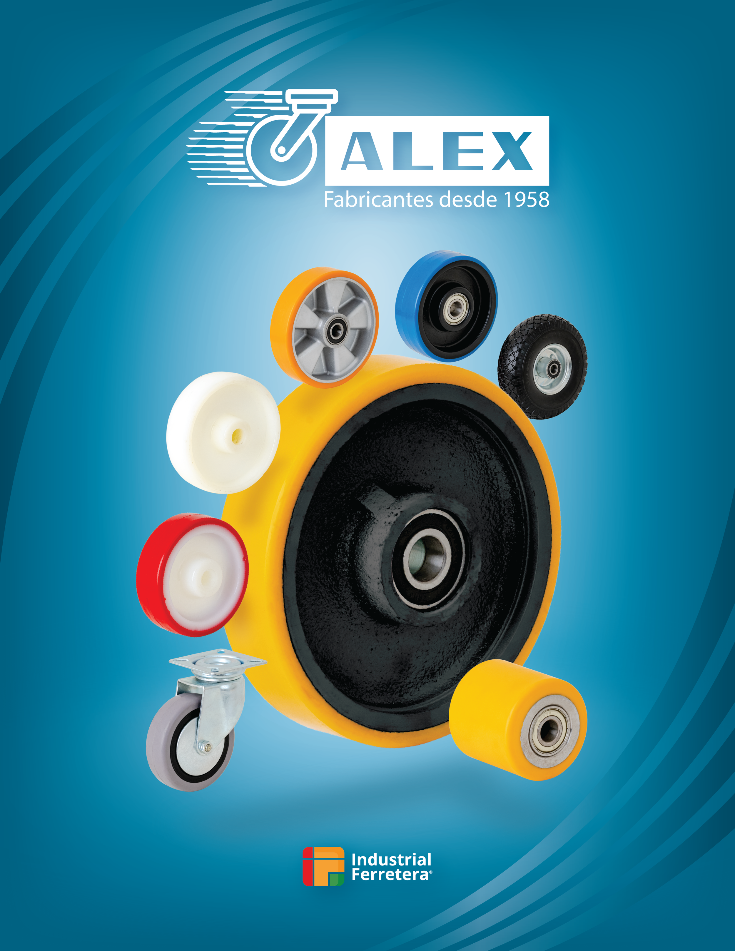 Industrial Ferretera catálogo ruedas alex industriales calidad profesional herramientas