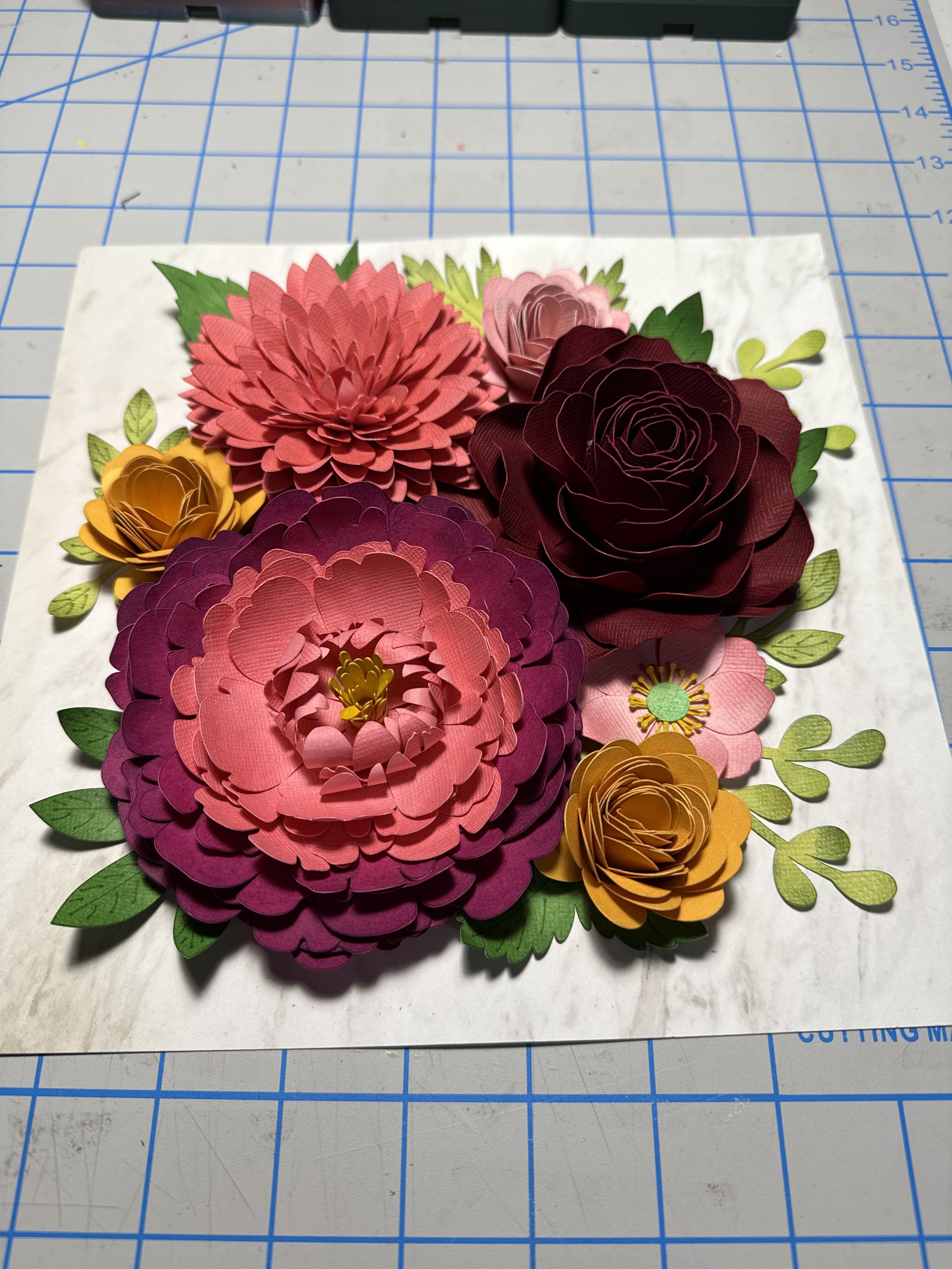 Flowers for Shadow Box - Paper