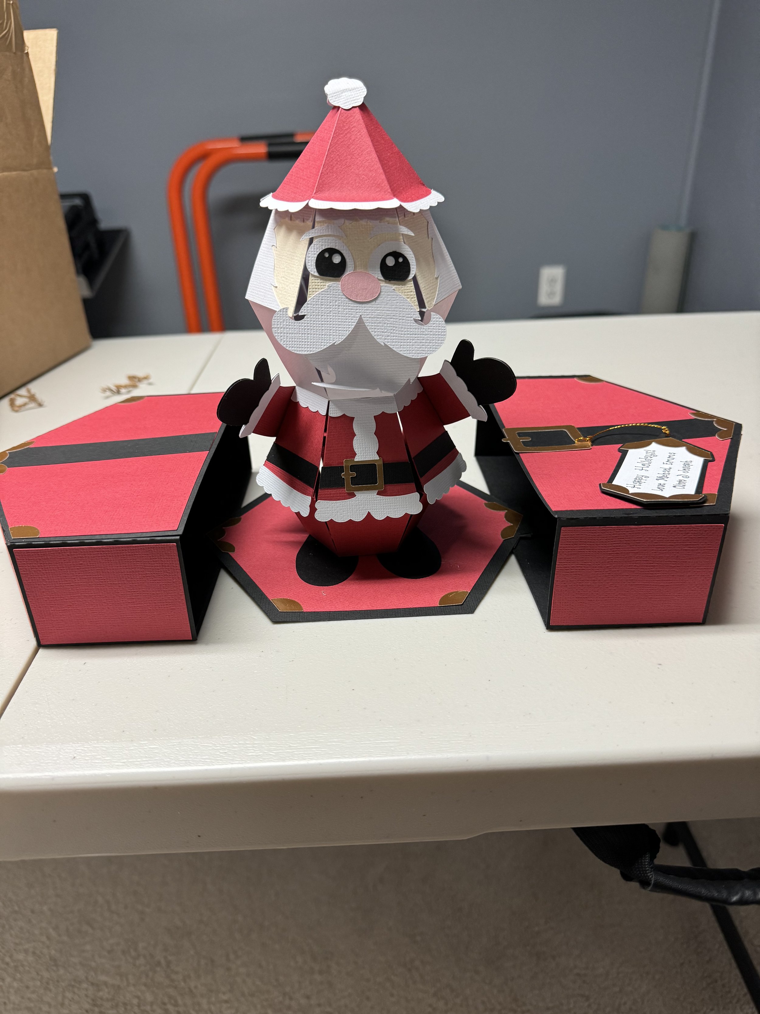 Santa Popup Card - Paper