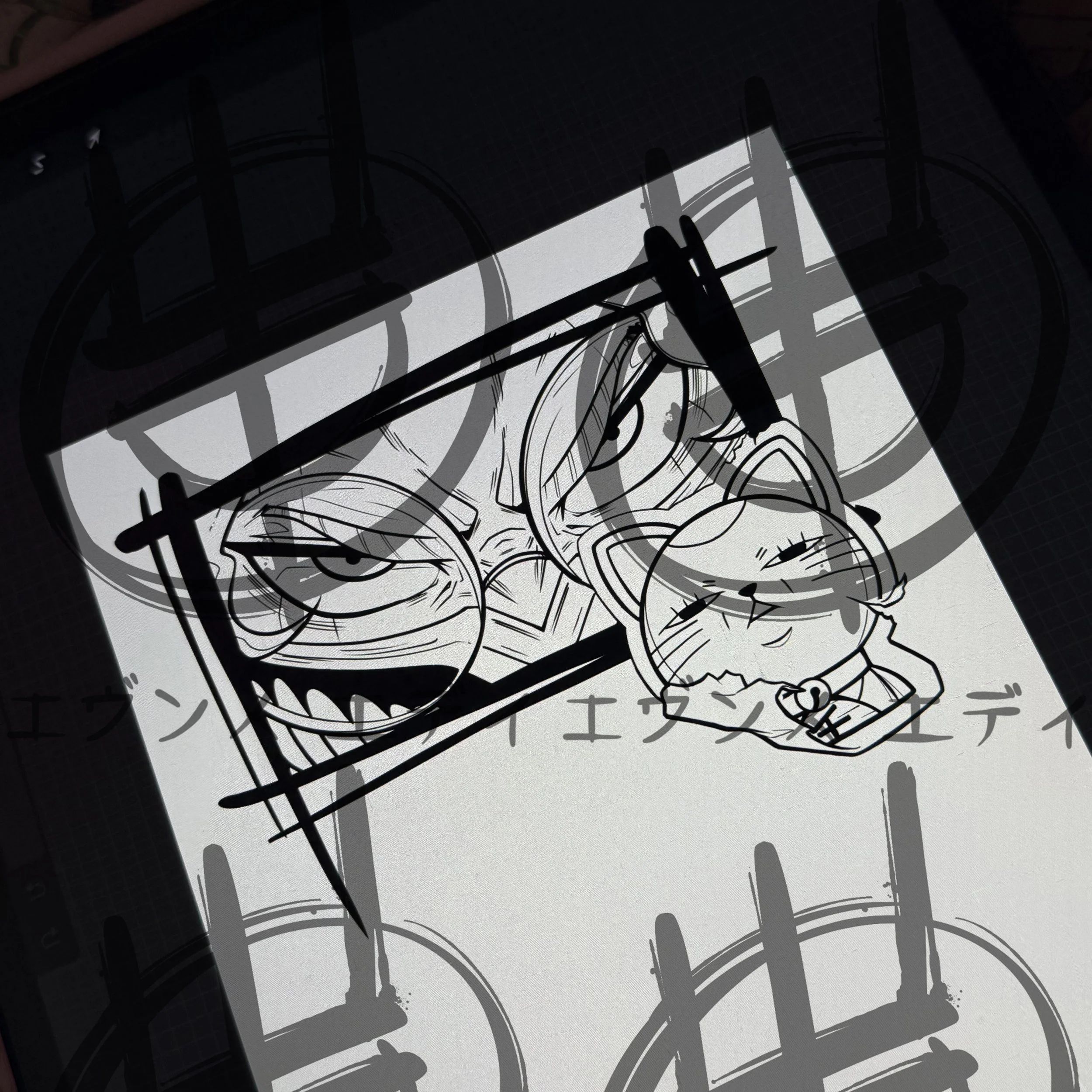 Okarun // with Mamie Turbo Sticker