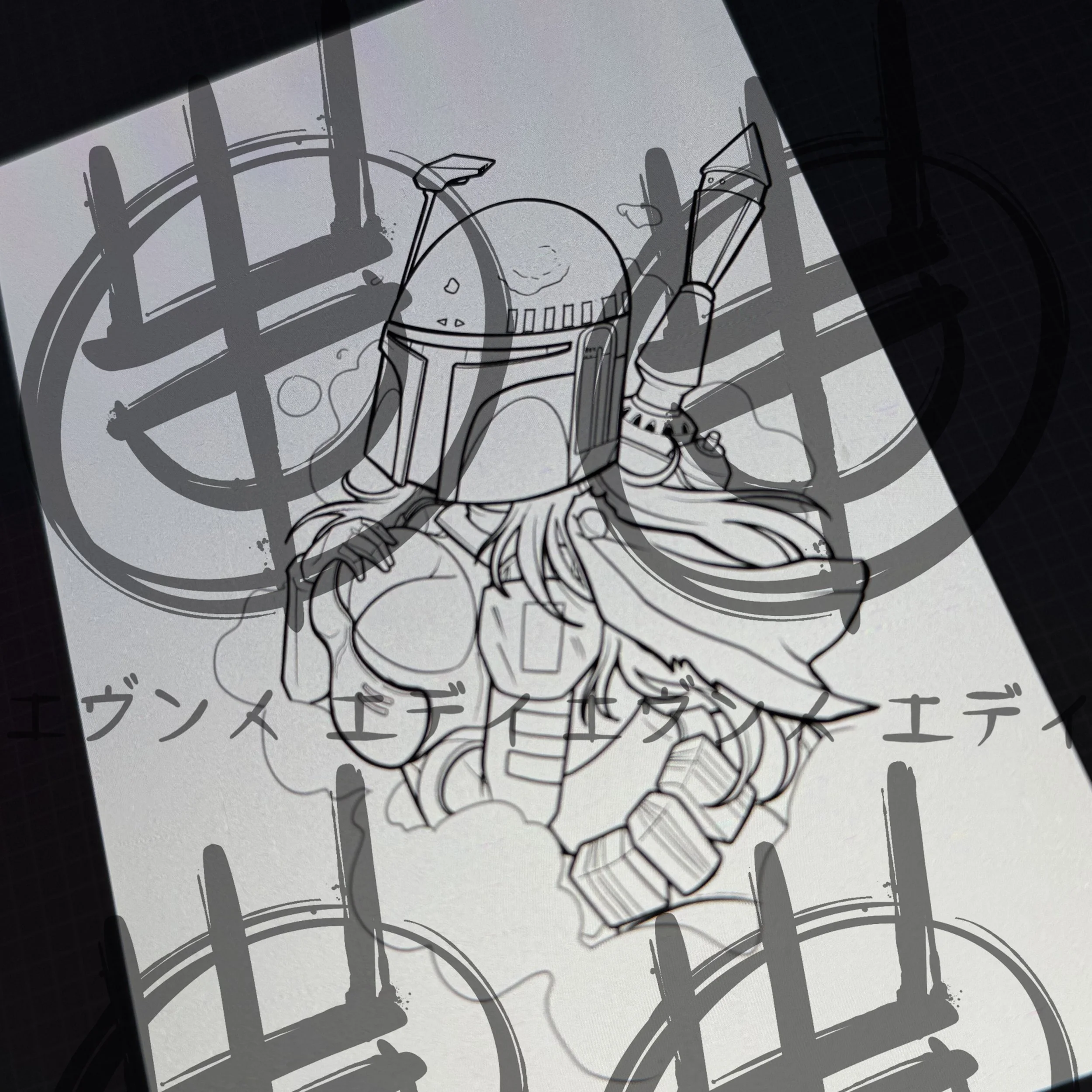 Boba Fett X Anime Girl