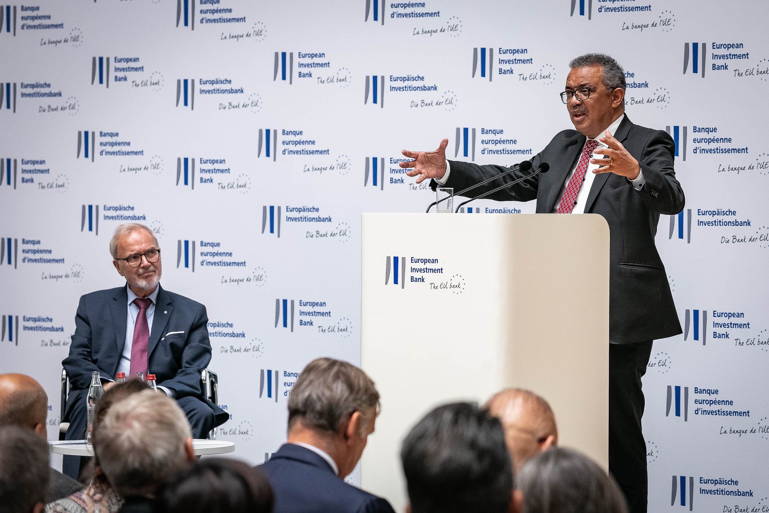 EIB x WHO Luxembourg Tedros Adhanom Ghebreyesus