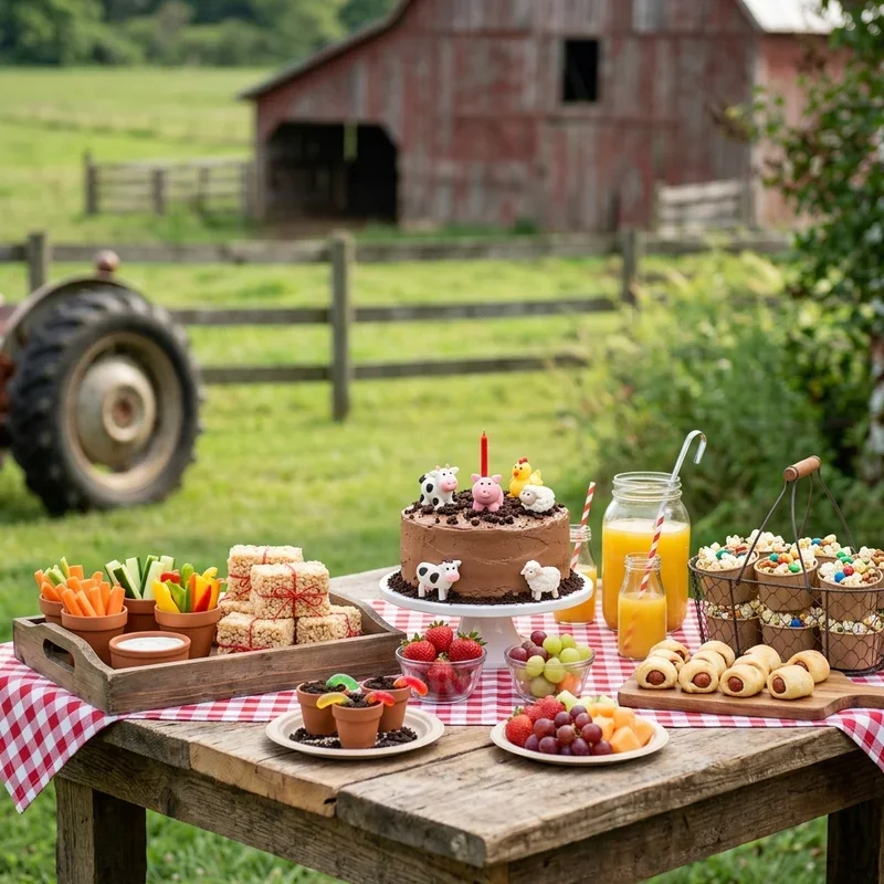 15 Farm Birthday Party Food Ideas for a Barn-Themed Party