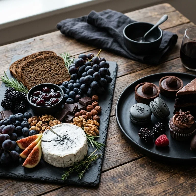Black Food Board Ideas