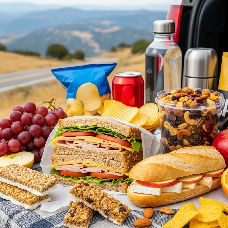 15 Road Trip Food Ideas No Refrigeration Required