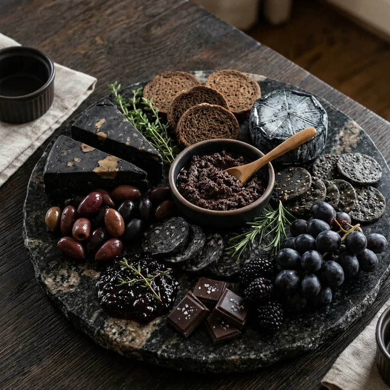 Black Food Board Ideas