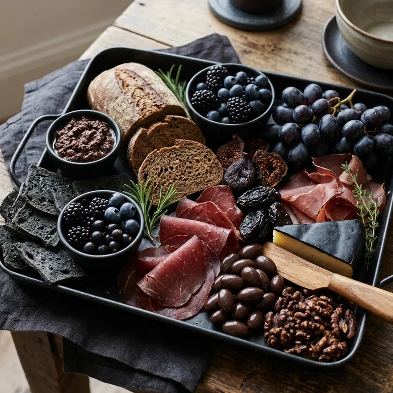 Black Food Board Ideas