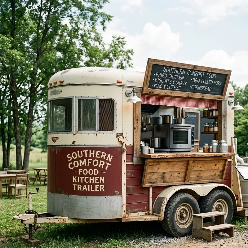 Horse Trailer Food Truck Ideas