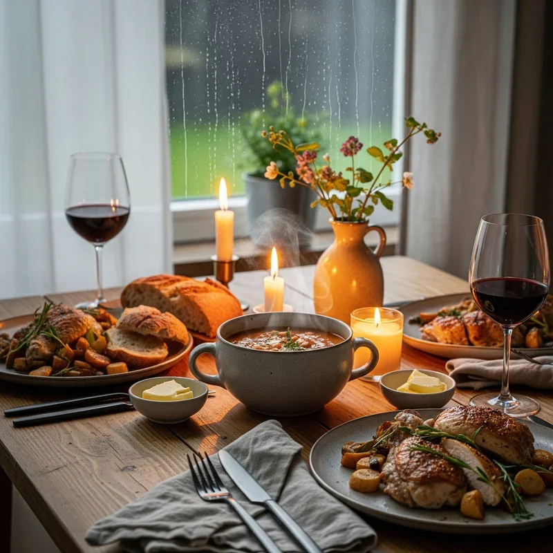 15 Rainy Day Dinner Ideas for Cozy Nights In