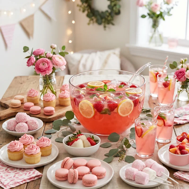 Pink Food Ideas for Party