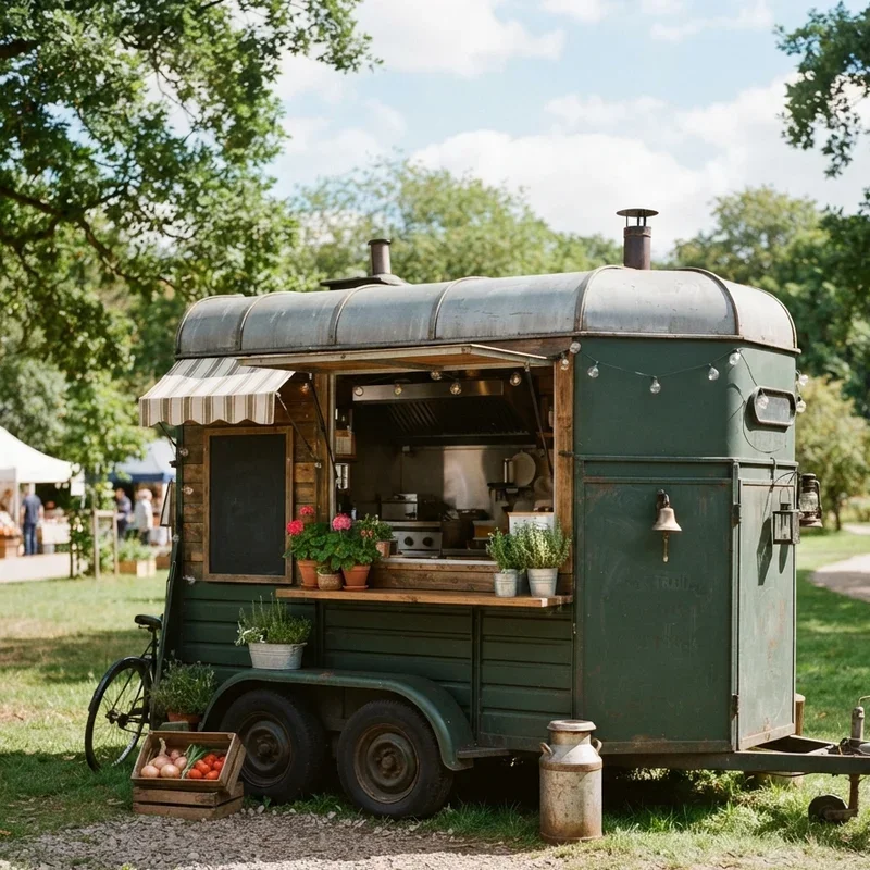 Horse Trailer Food Truck Ideas