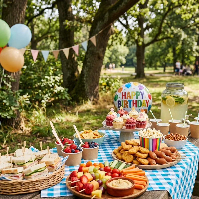 15 Park Birthday Party Food Ideas for Fun Picnic Parties