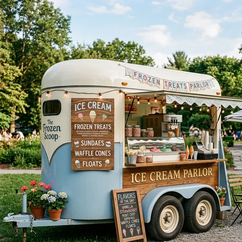 Horse Trailer Food Truck Ideas