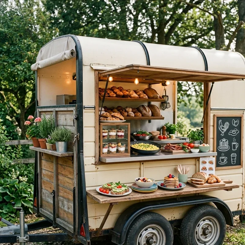 Horse Trailer Food Truck Ideas