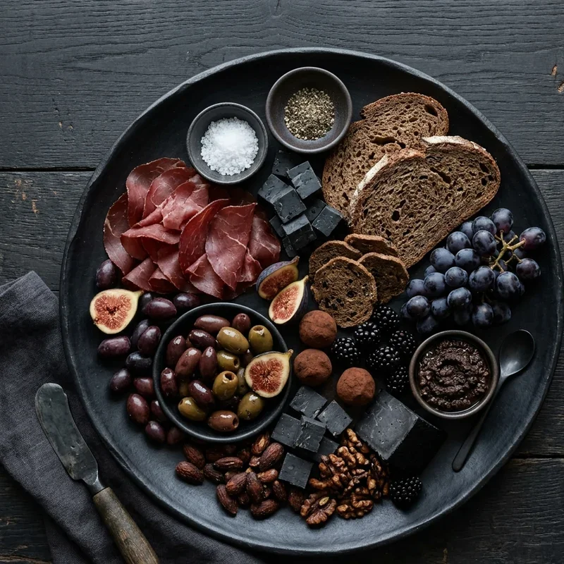 Black Food Board Ideas