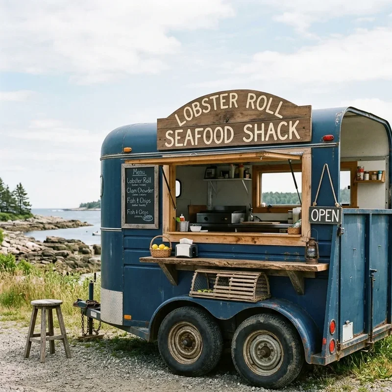 Horse Trailer Food Truck Ideas