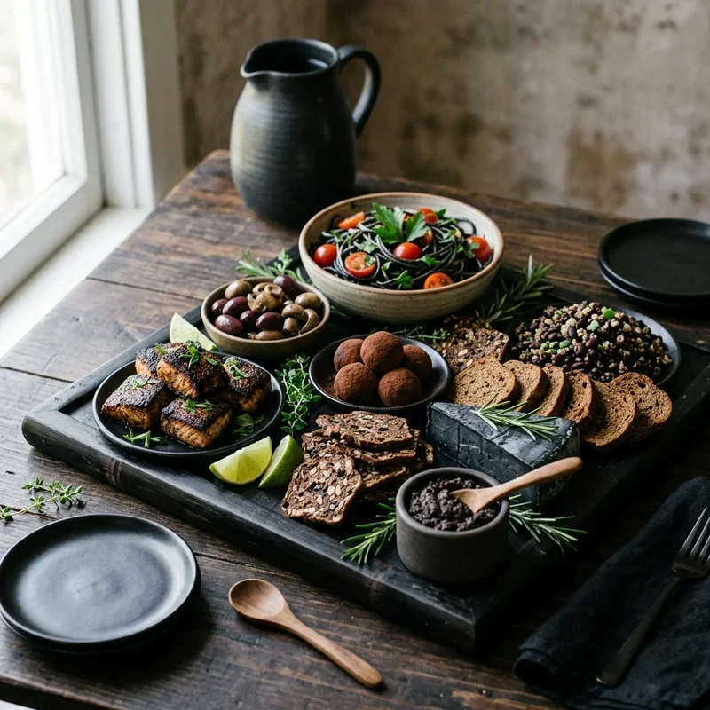 Black Food Board Ideas