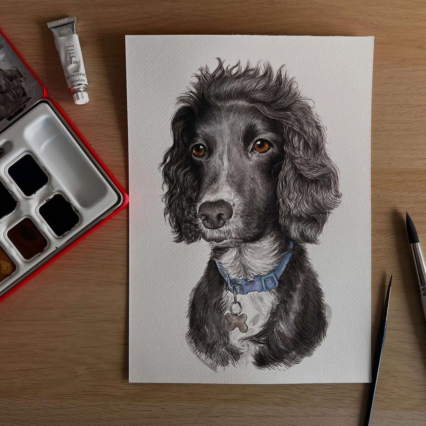 I'm having a nice time drawing your lovely pets! 🐩🐈🦮🐓
.
It's super lovely to have had quite a bit of interest - thank you!! It feels good to be slowly gathering funds for future bionic me. 🦾
.
I'm going to increase the price of these to &pound;9