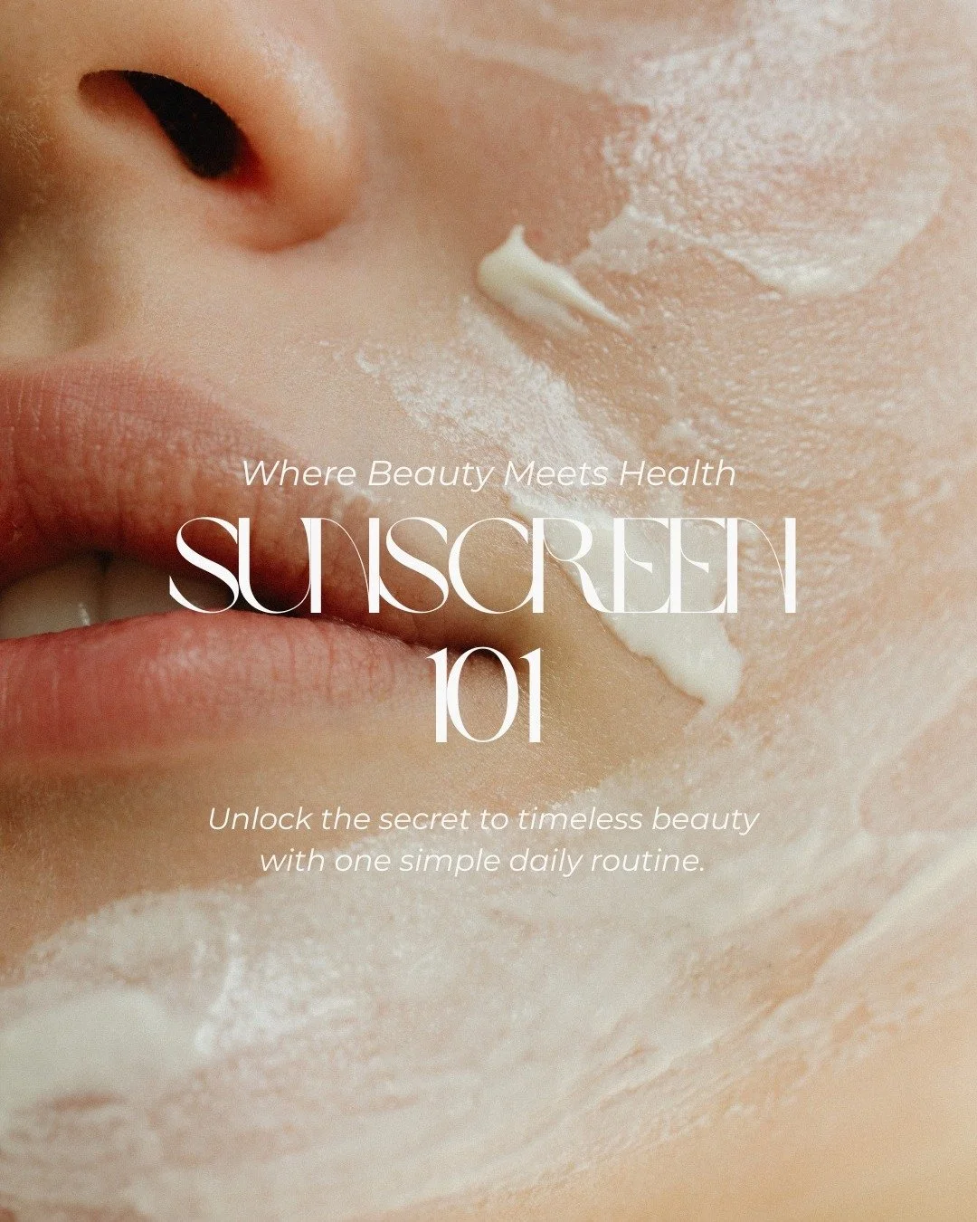 🧴 Sunscreen 101: Your Skin&rsquo;s Daily MVP ☀️
If there&rsquo;s one product you should never skip&mdash;it&rsquo;s sunscreen.
Yes, even on cloudy days. Even indoors. Even in winter. 👏

Here&rsquo;s why SPF matters:
✔️ Prevents premature aging (bye