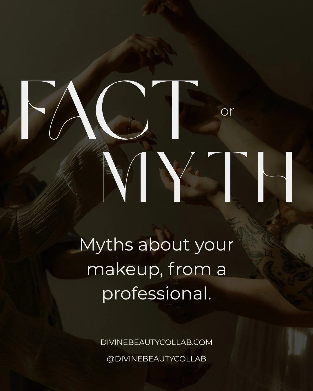 Let's talk facts vs. myths when it comes to your makeup appointment...