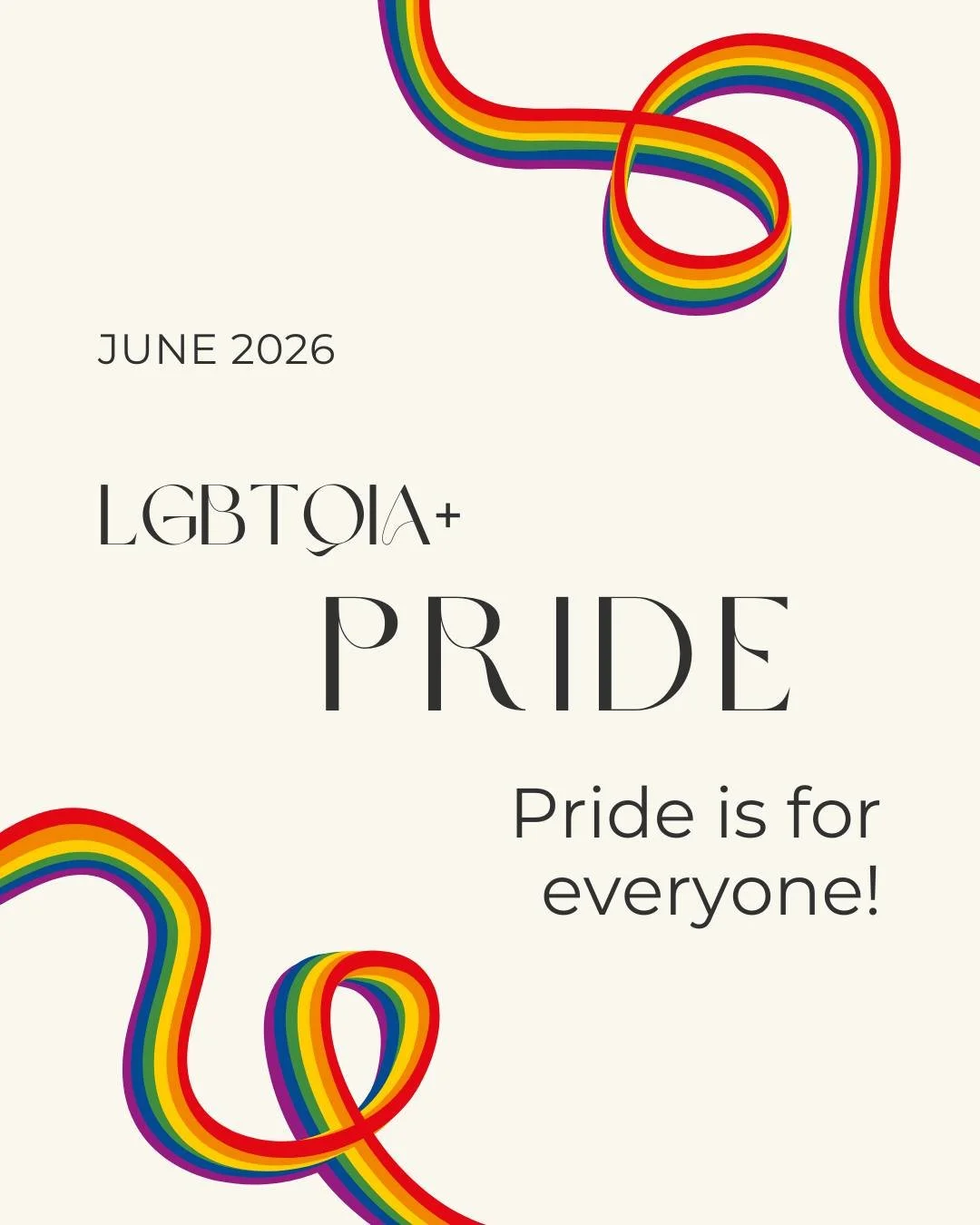 Happy Pride Month!
"We are not what other people say we are. We are who we know ourselves to be, and we are what we love." &mdash; Laverne Cox
