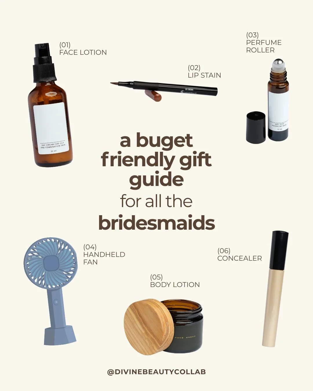 When planning your wedding, the small details make things more special, but they can add up quickly. I've put together a guide of some budget friendly gifts for your bridal party that are super useful to have on the big day!