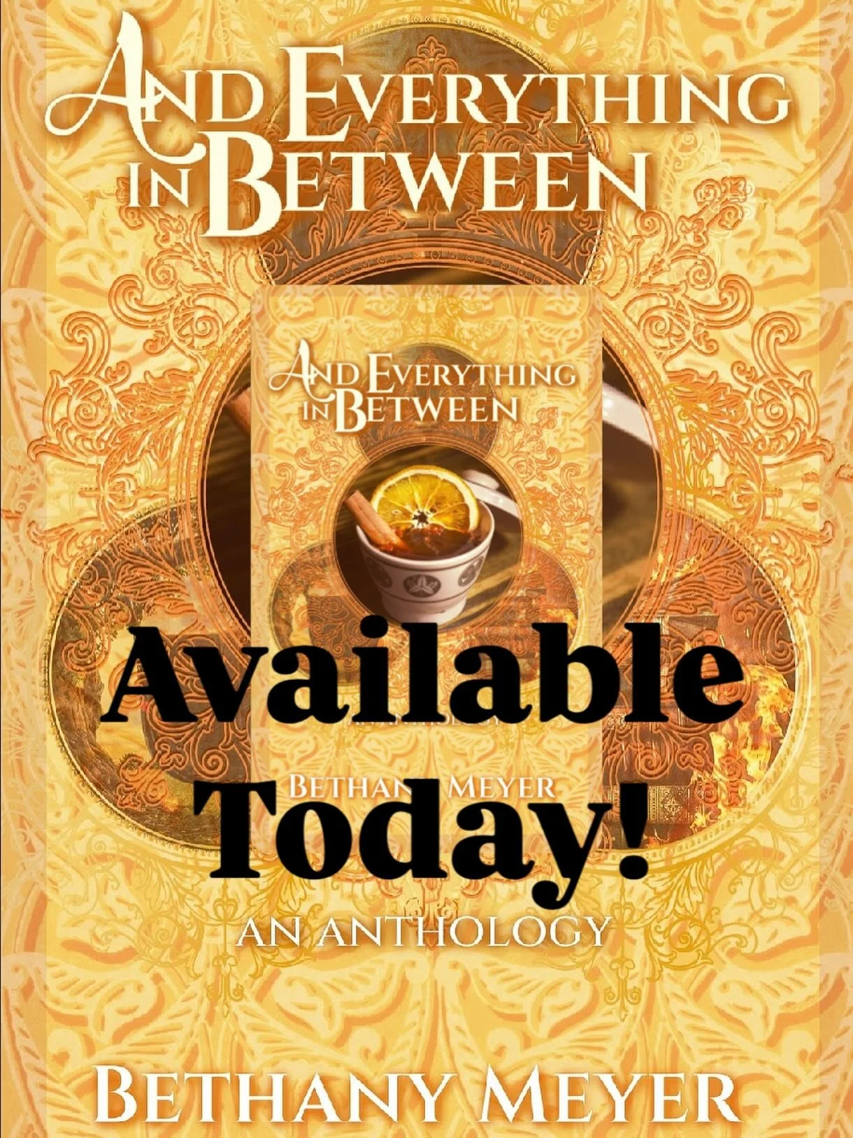 ✨SURPRISE ✨ Today is not just the cover reveal for Bethany&rsquo;s new book, it&rsquo;s also 

RELEASE DAY! 

And Everything In Between is a sweet, charming little anthology featuring the people and places from her Scorch series, without ANY spoilers