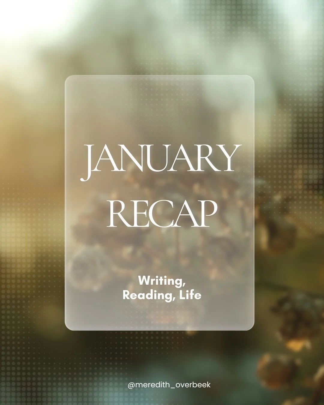 Discovering I&rsquo;m a winter person has made January one of my new favorite times of year! When your hobbies are reading, thinking about reading, buying books to read, and journaling your reading life, this is your golden season 😉