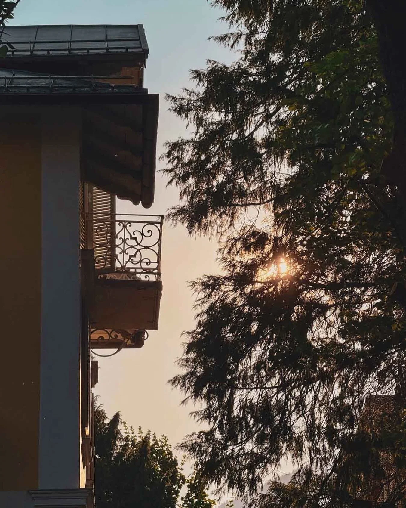 Golden hour at Villa Dora 🌞