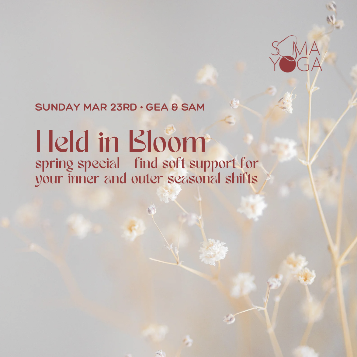 Held in Bloom | Spring Workshop