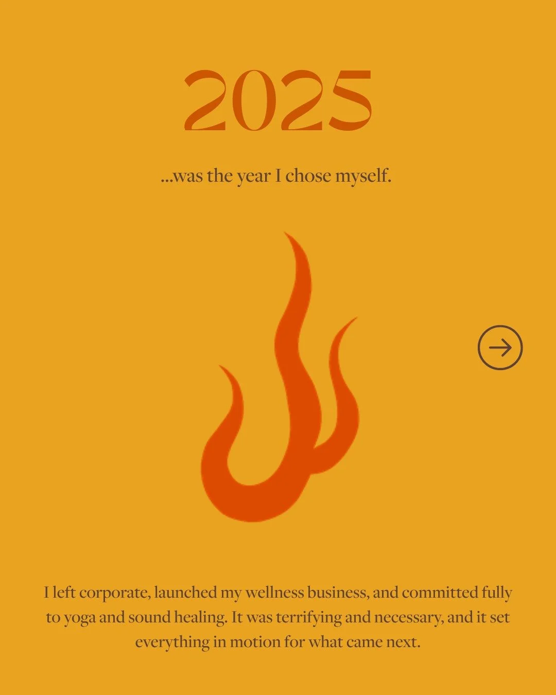 2025 wasn't what I planned, but it's exactly what I needed: iIt was the year I stopped playing it safe and started building something real.

January felt like the beginning of everything. @moreyoga_ said yes, @samjonin.co went live, and suddenly my v