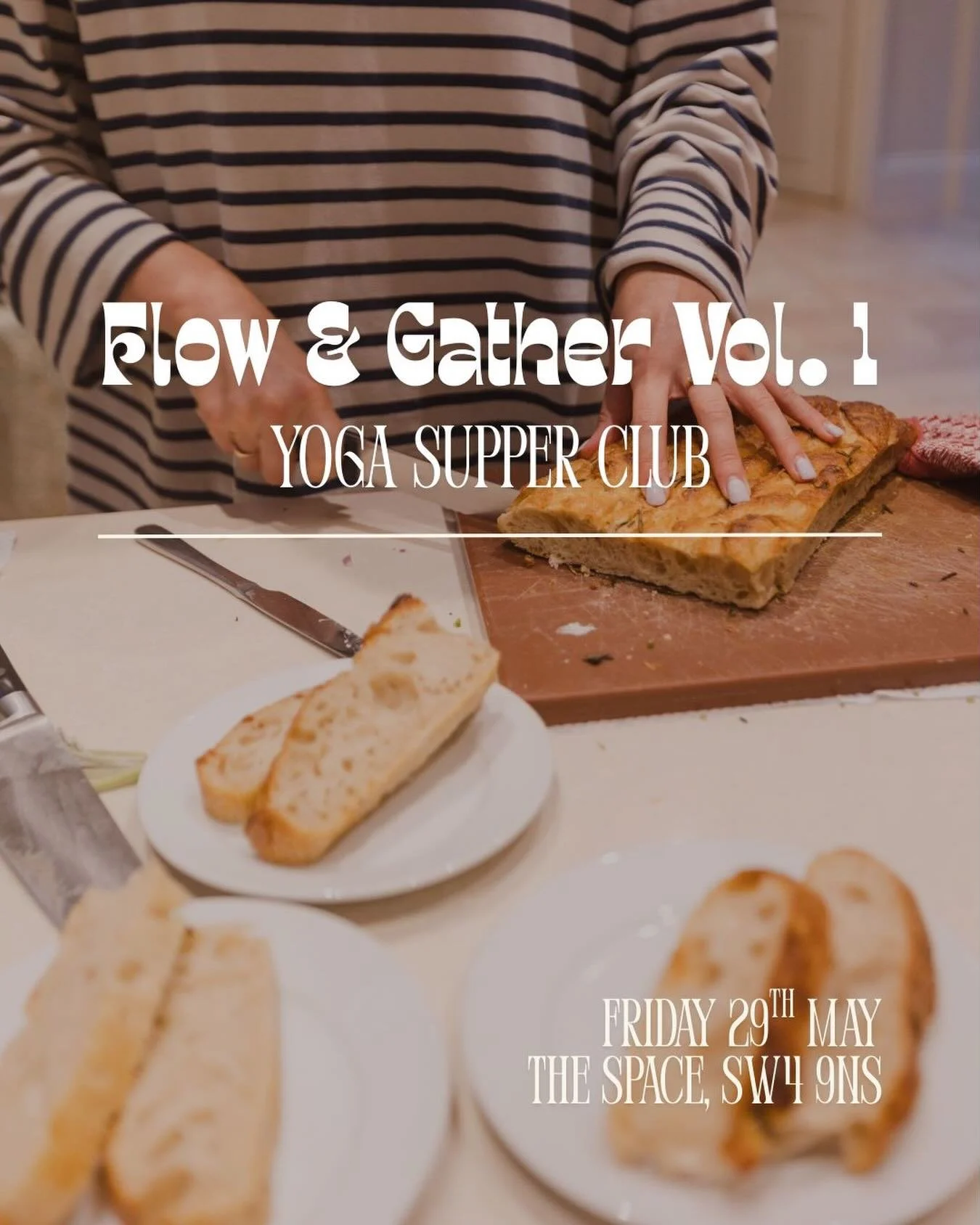 Something special is brewing ✨

This May, my friend @lucyaliceyoga and I are launching Flow &amp; Gather Vol. 1 - our first Yoga Supper Club bringing together movement, nourishment, and community.

Friday 29th May | 6-9pm | @the_spacelondon

Here&rsq
