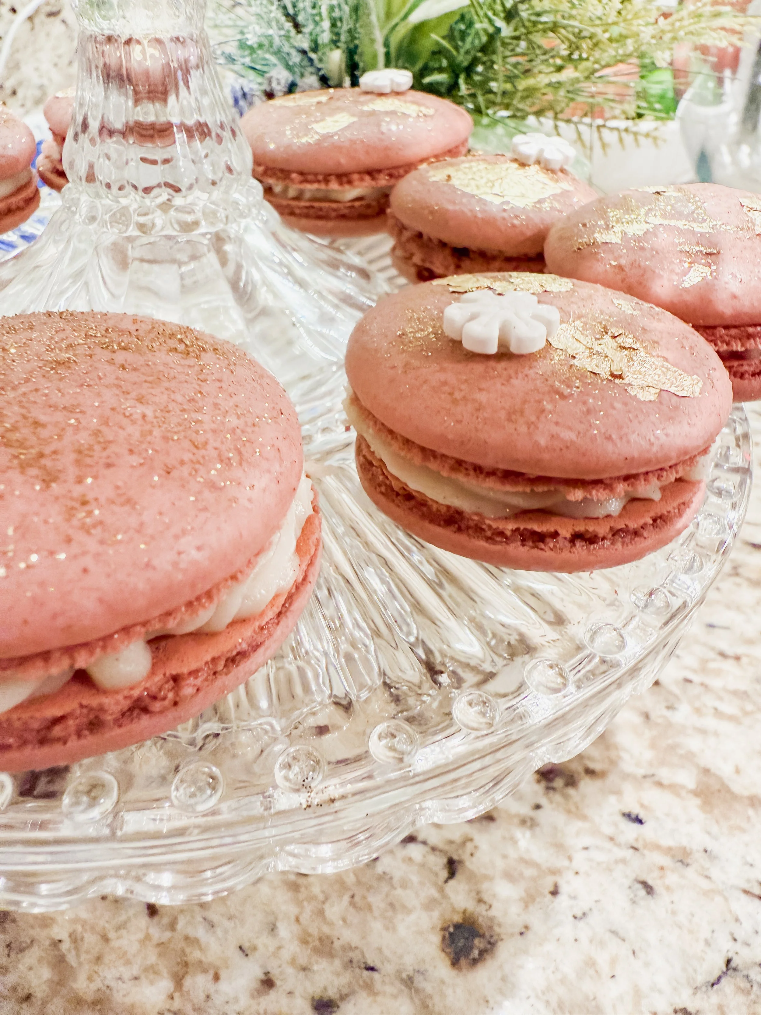 French Macarons with Buttercream & Jam Filling
